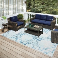 IndoorOutdoor Sedona SN15 Skydust Washable 3 x 5 Rug