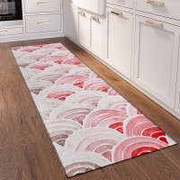 IndoorOutdoor Seabreeze SZ5 Scarlett Washable 23 x 76 Runner Rug