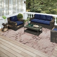 IndoorOutdoor Sedona SN15 Walnut Washable 5 x 76 Rug