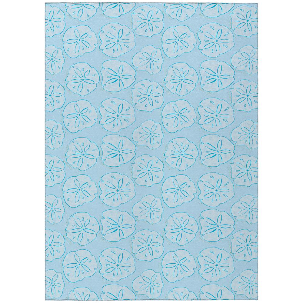 IndoorOutdoor Seabreeze SZ10 Sky Washable 9 x 12 Rug