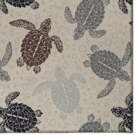 IndoorOutdoor Seabreeze SZ13 Beige Washable 8 x 10 Rug