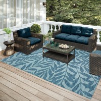 IndoorOutdoor Sedona SN5 Denim Washable 8 x 10 Rug