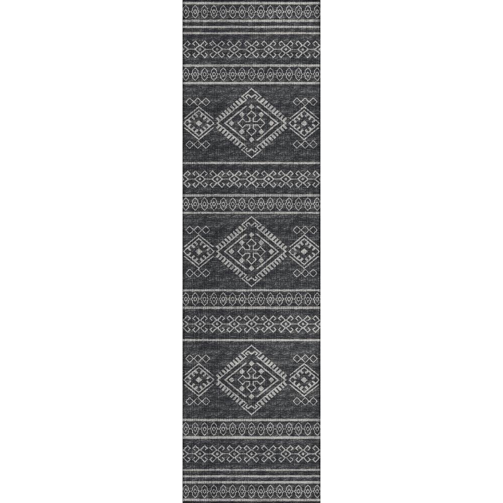 IndoorOutdoor Sedona SN14 Midnight Washable 23 x 10 Runner Rug