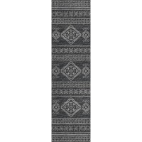 IndoorOutdoor Sedona SN14 Midnight Washable 23 x 10 Runner Rug