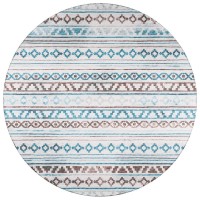 IndoorOutdoor Sedona SN10 Tin Washable 6 x 6 Round Rug