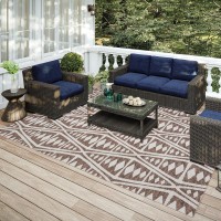 IndoorOutdoor Sedona SN6 Coffee Washable 5 x 76 Rug