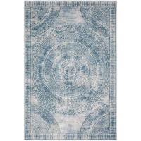 IndoorOutdoor Sedona SN7 Indigo Washable 9 x 12 Rug