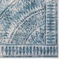 IndoorOutdoor Sedona SN7 Indigo Washable 9 x 12 Rug