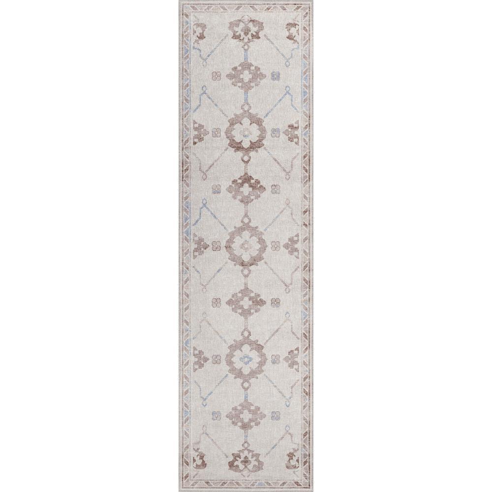 IndoorOutdoor Sedona SN16 Parchment Washable 23 x 12 Runner Rug