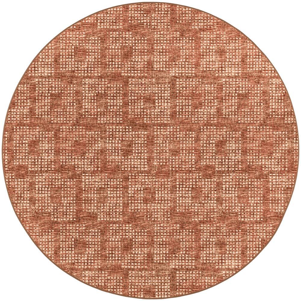 Delano DA1 Paprika 10 x 10 Round Rug