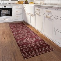 IndoorOutdoor Sedona SN14 Paprika Washable 23 x 76 Runner Rug