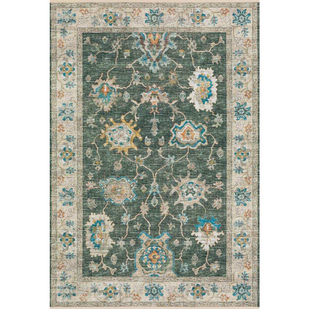 IndoorOutdoor Marbella MB5 Mineral Blue Washable 9 x 12 Rug