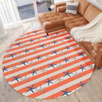 IndoorOutdoor Seabreeze SZ12 Salmon Washable 8 x 8 Round Rug