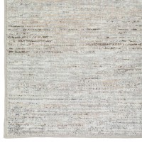 Ciara CR1 Linen 26 x 8 Runner Rug