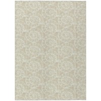 IndoorOutdoor Seabreeze SZ11 Taupe Washable 10 x 14 Rug