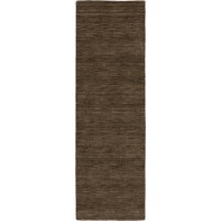 Rafia RF100 Chocolate 26 x 10 Runner Rug