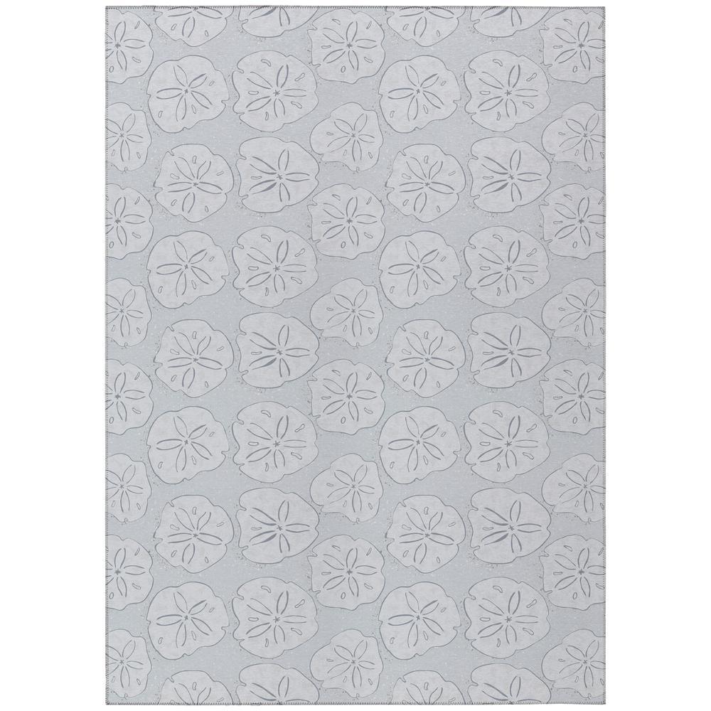 IndoorOutdoor Seabreeze SZ10 Silver Washable 9 x 12 Rug