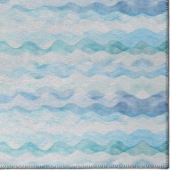 IndoorOutdoor Seabreeze SZ16 Denim Washable 23 x 76 Runner Rug