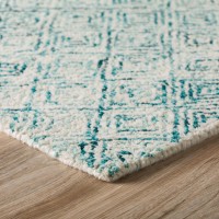 Zoe ZZ1 Teal 6 x 6 Octagon Rug