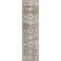 IndoorOutdoor Sedona SN16 Khaki Washable 23 x 76 Runner Rug