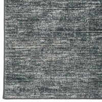 Ciara CR1 Charcoal 26 x 12 Runner Rug