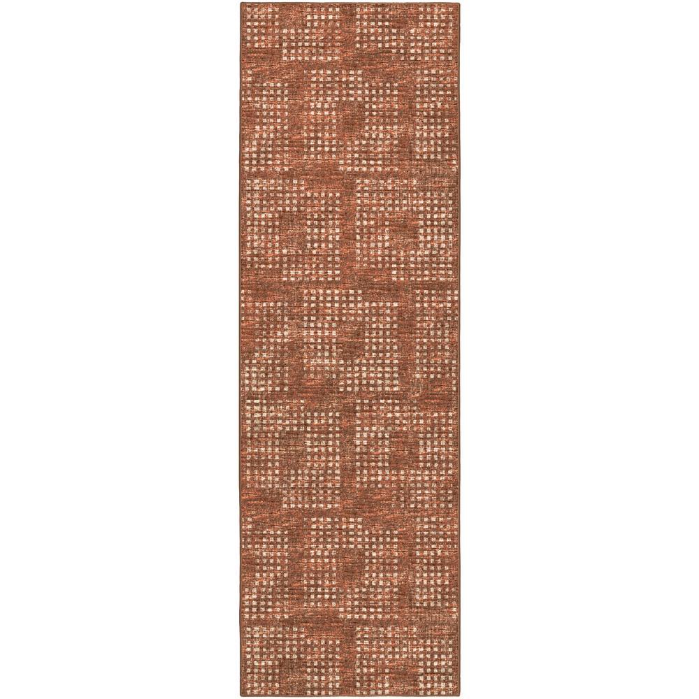 Delano DA1 Paprika 26 x 10 Runner Rug