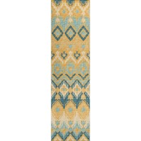 IndoorOutdoor Sedona SN2 Marigold Washable 23 x 76 Runner Rug