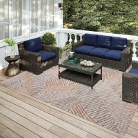 IndoorOutdoor Sedona SN11 Walnut Washable 5 x 76 Rug