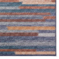 IndoorOutdoor Sedona SN8 Denim Washable 23 x 10 Runner Rug