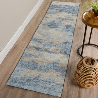 Camberly CM6 Indigo 23 x 76 Runner Rug