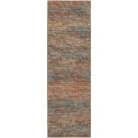 Ciara CR1 Paprika 26 x 12 Runner Rug