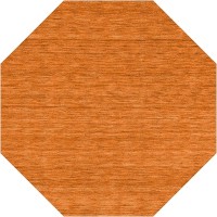 Rafia RF100 Mandarin 8 x 8 Octagon Rug