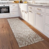 IndoorOutdoor Sedona SN5 Putty Washable 23 x 12 Runner Rug