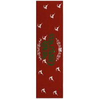 IndoorOutdoor Wonderland WN6 Red Washable 23 x 76 Runner Rug