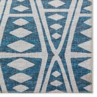 IndoorOutdoor Sedona SN6 Indigo Washable 10 x 14 Rug