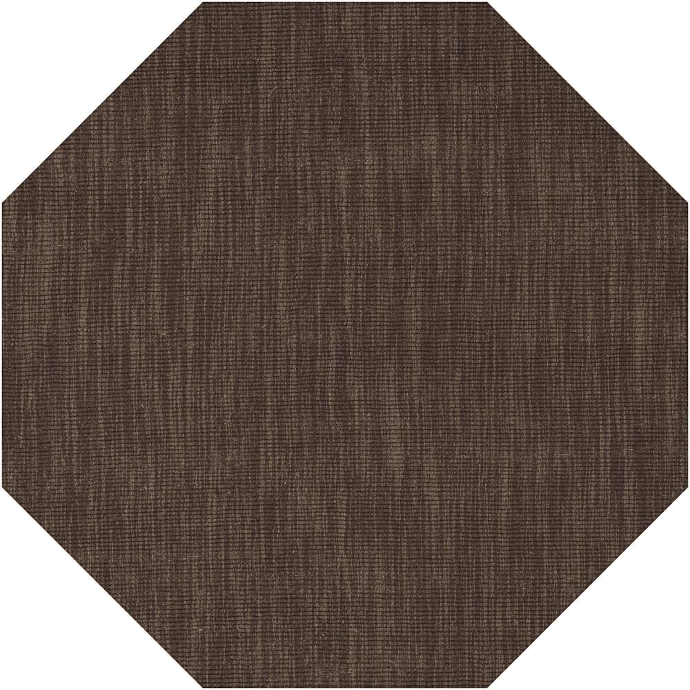 Monaco Sisal MC100 Chocolate 10 x 10 Octagon Rug