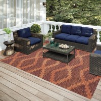 IndoorOutdoor Sedona SN9 Spice Washable 9 x 12 Rug