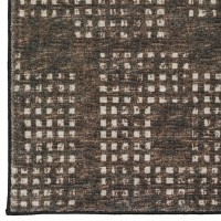 Delano DA1 Chocolate 26 x 8 Runner Rug