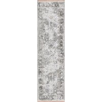 IndoorOutdoor Marbella MB2 Linen Washable 23 x 10 Runner Rug