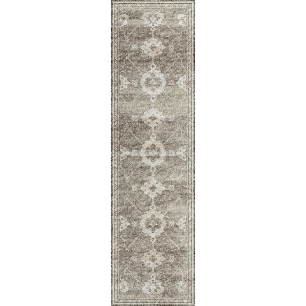 IndoorOutdoor Sedona SN16 Khaki Washable 23 x 10 Runner Rug