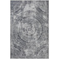 IndoorOutdoor Sedona SN7 Pewter Washable 10 x 14 Rug