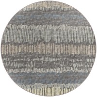 Winslow WL4 Charcoal 6 x 6 Round Rug