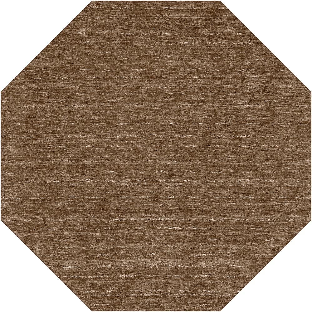 Rafia RF100 Chocolate 12 x 12 Octagon Rug