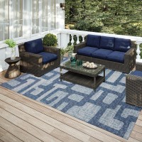 IndoorOutdoor Sedona SN4 Storm Washable 10 x 14 Rug