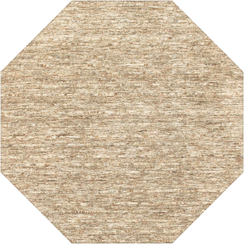 Reya RY7 Fudge 12 x 12 Octagon Rug