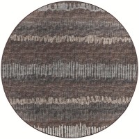 Winslow WL4 Coffee 4 x 4 Round Rug