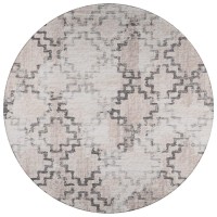 IndoorOutdoor Sedona SN15 Stucco Washable 4 x 4 Round Rug