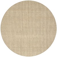 Monaco Sisal MC300 Oatmeal 4 x 4 Round Rug