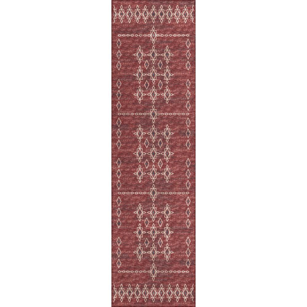 IndoorOutdoor Sedona SN3 Paprika Washable 23 x 76 Runner Rug