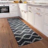 IndoorOutdoor Sedona SN9 Midnight Washable 23 x 10 Runner Rug